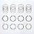 ANEL PISTAO GM 2.4 8/16V, BLAZER, S10, VECTRA - ASGM24C/STD - Imagem 1