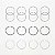 ANEL PISTAO TOYOTA COROLLA 1.6 16v 3ZZFE/1.8 16v ASTO18/STD - Imagem 1