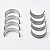 BRONZINA BIELA FIAT 1.6/1.8 16v. E.TORQ - BBFI18B/0,25 - Imagem 1