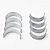 BRONZINA BIELA FIAT FIRE 1.0 8/16v. S/ FURO - BBFI10A/0,50 - Imagem 1