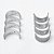 BRONZINA BIELA PEUGEOT/CITROEN 1.8 8/16v 2.0 16v BBPG18/0,30 - Imagem 1