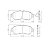 JOGO PASTILHA DE FREIO DIANTEIRA  NISSAN KICKS 1.6 VERSA 1.6 - Imagem 2