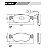 JOGO PASTILHA DE FREIO DIANTEIRA FIAT STILO 1.8 8V PD/1482-B - Imagem 2