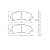 JOGO PASTILHA DE FREIO DIANTEIRA CHEVROLET S10, TRAILBLAZER - Imagem 2