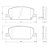 JOGO PASTILHA DE FREIO DIANTEIRA CHEVROLET TRACKER 1.4 16V - Imagem 2