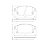 JOGO PASTILHA DE FREIO DIANTEIRA CHEVROLET TRACKER 1.8 4X2 - Imagem 2