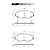 JOGO PASTILHA DE FREIO DIANTEIRA HONDA ACCORD EX, CR-V EXL - Imagem 2
