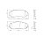 JOGO PASTILHA DE FREIO DIANTEIRA HONDA CR-V 2.0 16V EXL/LX - Imagem 2