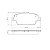 JOGO PASTILHA DE FREIO DIANTEIRA RENAULT KWID 1.0 - PD/1660 - Imagem 2