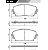JOGO PASTILHA DE FREIO DIANTEIRA KIA PICANTO 1.0 EX - PD1481 - Imagem 2