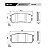 JOGO PASTILHA DE FREIO TRASEIRA CHEVROLET CAPTIVA - PD/715 - Imagem 2