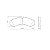 JOGO PASTILHA DE FREIO TRASEIRA IVECO DAILY 45S16 55C16 - Imagem 2