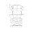 JOGO PASTILHA DE FREIO TRASEIRA JEEP COMPASS 2.0, LANCER 2.0 - Imagem 2
