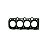 JUNTA CABECOTE TOYOTA HILUX 2.5 16v. 2KDFTV 0,90MM - MT3090 - Imagem 1