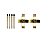KIT REPARO FREIO A DISCO (2 RODAS) KOMBI 1.600 TODAS - Imagem 1