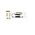 KIT REPARO MOLAS SAPATA FREIO TRASEIRO (1 RODA) 34MM GOL - Imagem 1