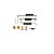 KIT REPARO MOLAS SAPATA FREIO TRASEIRO (1 RODA) 34MM GOLF - Imagem 1