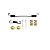 KIT REPARO MOLAS SAPATA FREIO TRASEIRO (1 RODA) FIAT DOBLO - Imagem 1
