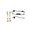 KIT REPARO MOLAS SAPATA FREIO TRASEIRO DIR (1 RODA) 28MM - Imagem 1
