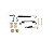 KIT REPARO MOLAS SAPATA FREIO TRASEIRO ESQ (1 RODA) 30MM - Imagem 1