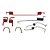 KIT REPARO MOLAS SAPATA FREIO TRASEIRO ESQ (1 RODA) F250 - Imagem 1