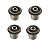 KIT 4 BUCHA BANDEJA SUPERIOR SUSPENSÃO DIANTEIRA HILUX 05/15 - Imagem 1