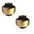 PAR BUCHA CENTRAL BANDEJA SUSPENS DIANT COMPATIVEL 207 08/14 - Imagem 1