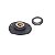 KIT SUPORTE DO AMORTECEDOR SUSPENSÃO DIANTEIRA (ESQ) 206 207 - Imagem 1