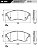 PASTILHA DE FREIO CRUZE, TRACKER FRAS-LE PD/1101 - PAR - Imagem 2