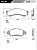 JOGO PASTILHA DE FREIO DIANTEIRA FORD F1000, F2000 - PD/19-C - Imagem 2