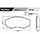 PASTILHA DE FREIO FRAS-LE PD/498-A - PAR (COM SENSOR) - Imagem 1
