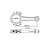 BIELA MOTOR HYUNDAI HR/KIA K2500 2.5 16v. - 235104A710 - Imagem 3