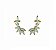 BRINCO EAR CUFF NAVETES ACQUA BANHADO A OURO - Imagem 1