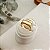 ANEL RETANGULAR COM FILEIRAS CRAVEJADAS BANHADO A OURO - Imagem 3