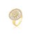 BRINCO PIZZA BAGUETADO BANHADO A OURO - Imagem 1