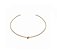 CHOKER ARO TORCIDO COM NÓ BANHADA A OURO - Imagem 1