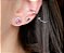 PIERCING UNITÁRIO COM PEDRA REDONDA RUBI BANHADO A RÓDIO - Imagem 2