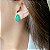 CONJUNTO GOTA ESMERALDA FUSION BAHADO A OURO - Imagem 3