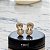 BRINCO LUXO CRAVEJADO BANHADO A OURO - Imagem 3