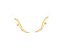 BRINCO EAR CUFF LISO COM UM PONTO DE LUZ BANHADO A OURO - Imagem 1
