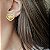 CONJUNTO CORAÇÃO COM CRAVAÇÃO LATERAL BANHADO A OURO - Imagem 2
