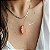 CONJUNTO GOTA MORGANITA FUSION BANHADO A RÓDIO BRANCO - Imagem 2