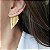 BRINCO EAR JACKET DE FRANJA BANHADO A OURO - Imagem 2