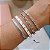 BRACELETE ESMALTADO COM PONTOS COLORIDOS EM AÇO - Imagem 2