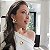 CONJUNTO ORQUÍDEA COM GOTAS ESMERALDA COLOMBIANA BANHADO A OURO - Imagem 2