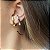 BRINCO EAR HOOK LISO BANHADO A OURO - Imagem 2