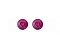 BRINCO LOVE ROXO ESMALTADO - Imagem 1