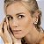 BRINCO EAR CUFF COM CABOCHÃO NA COR TURQUESA BANHADO A OURO - Imagem 2
