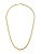 CHOKER EM MALHA LAMINADA 3MM BANHADA A OURO - Imagem 1
