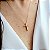 COLAR CRUCIFIXO CRAVEJADO BANHADO A OURO - Imagem 2